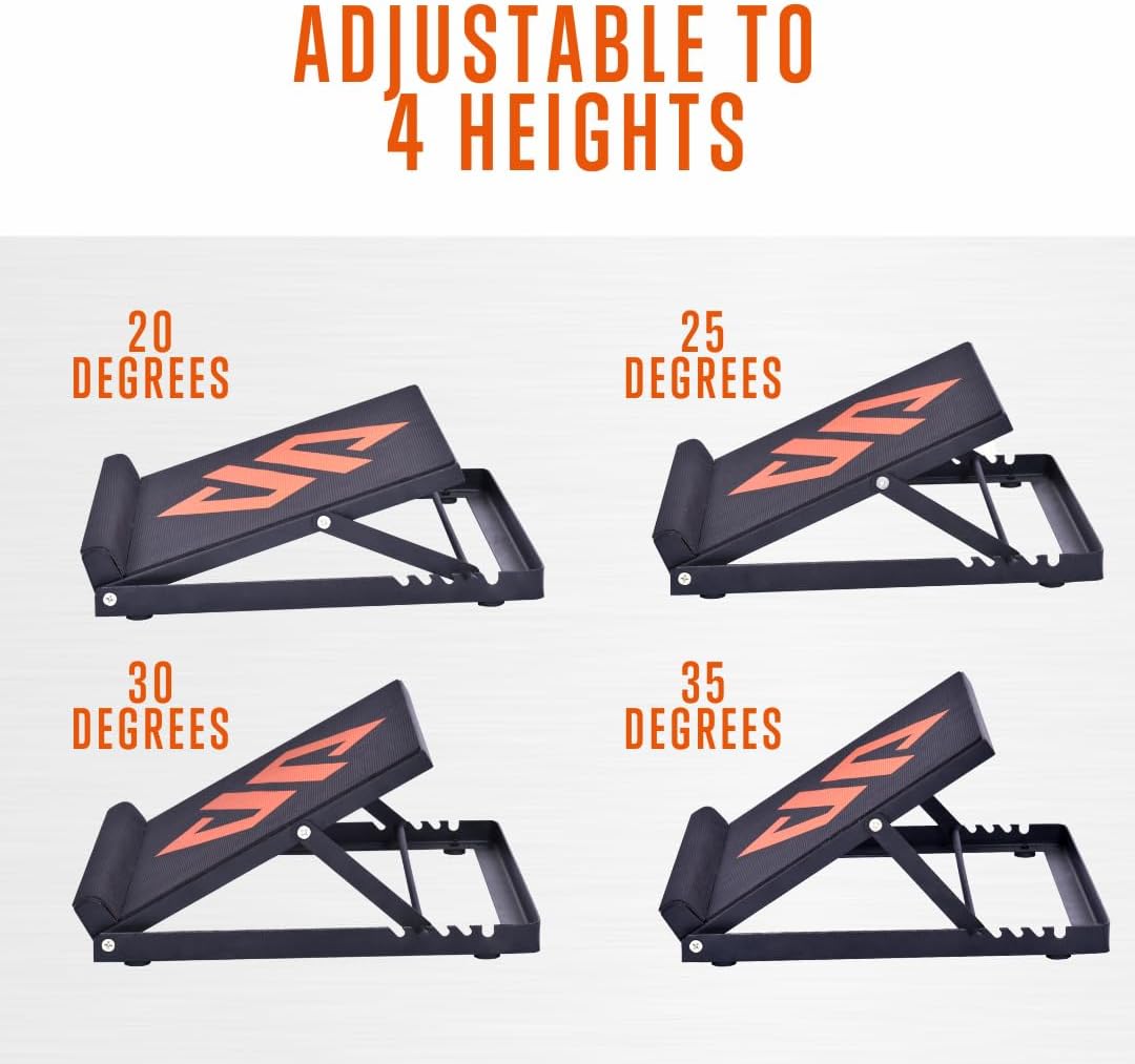 Tabla inclinada SQUATZ 500 lbs para terapia física y sentadillas