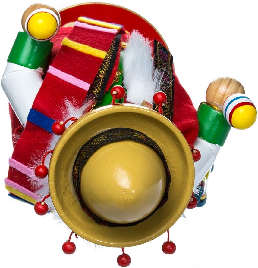 Adorno de mesa Nutcracker Mexicano - Kurt Adler, Colección Chubby