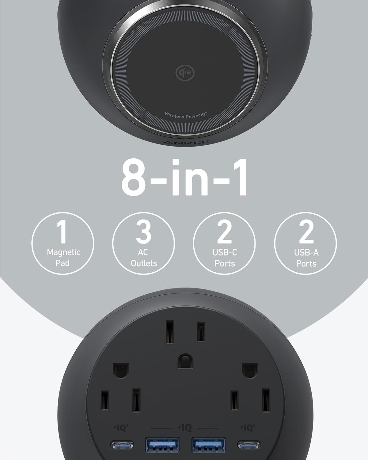 Estación de carga magnética 8 en 1 67 W B2C