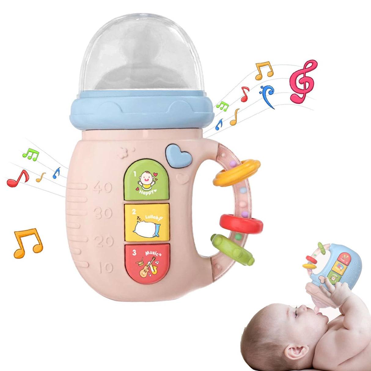Set de Juguetes Musicales para Bebés, Educativos, Iluminados