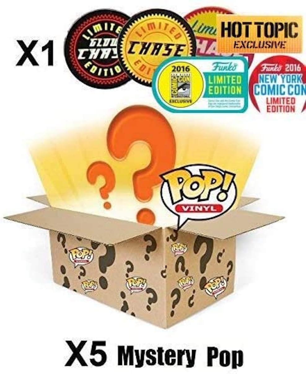 POP Funko Mystery Pack 6 Figuras + 1 Chase Edición Limitada