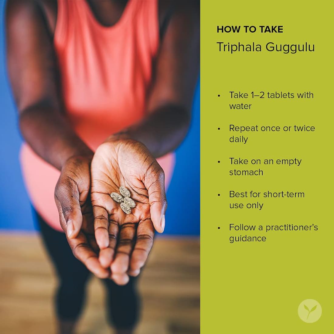 Suplemento Botanicals Triphala Guggulu Pippali orgánico