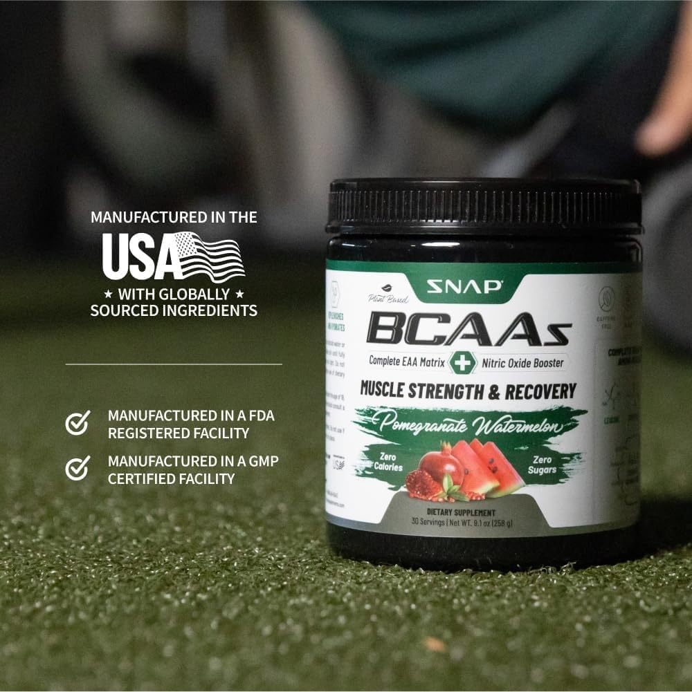 Suplemento BCAA Snap - Energía y Recuperación - 30 Porciones