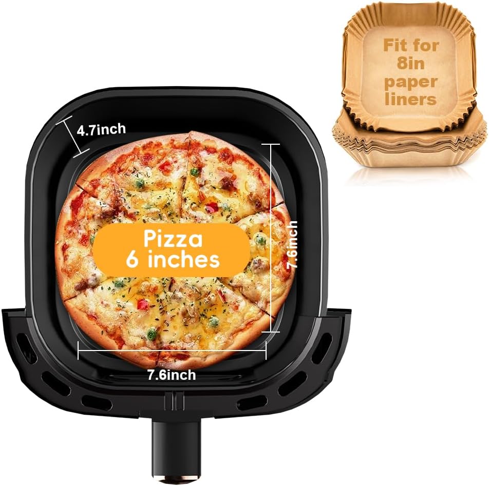 Freidora de aire ASZ 5qt 1400W, 4.7L, temporizador 60s