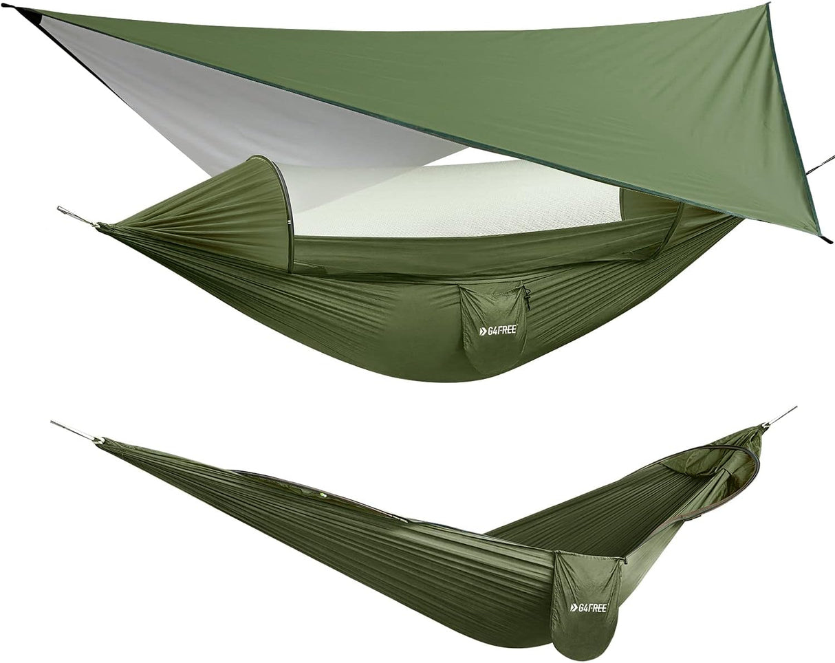 Hamaca Grande G4Free con Mosquitera y Tarp para Camping