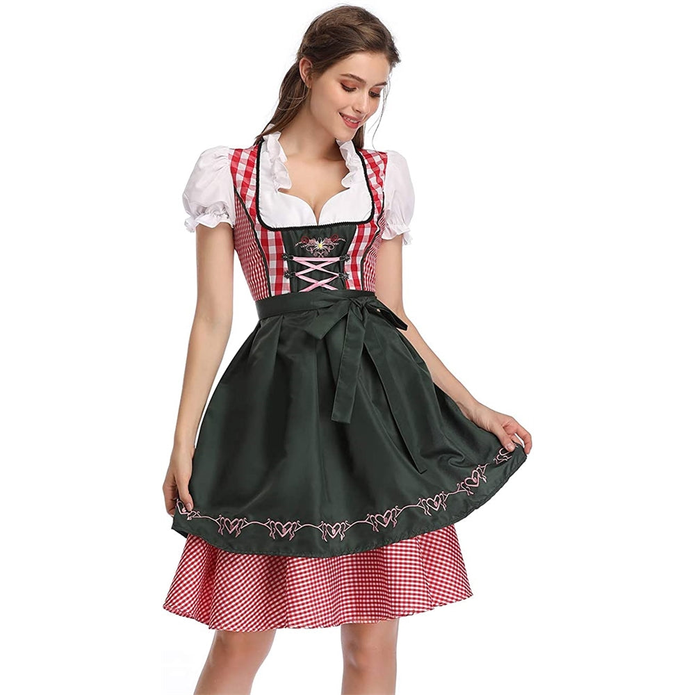 Disfraces de Vestido de Oktoberfest rojo talla XL