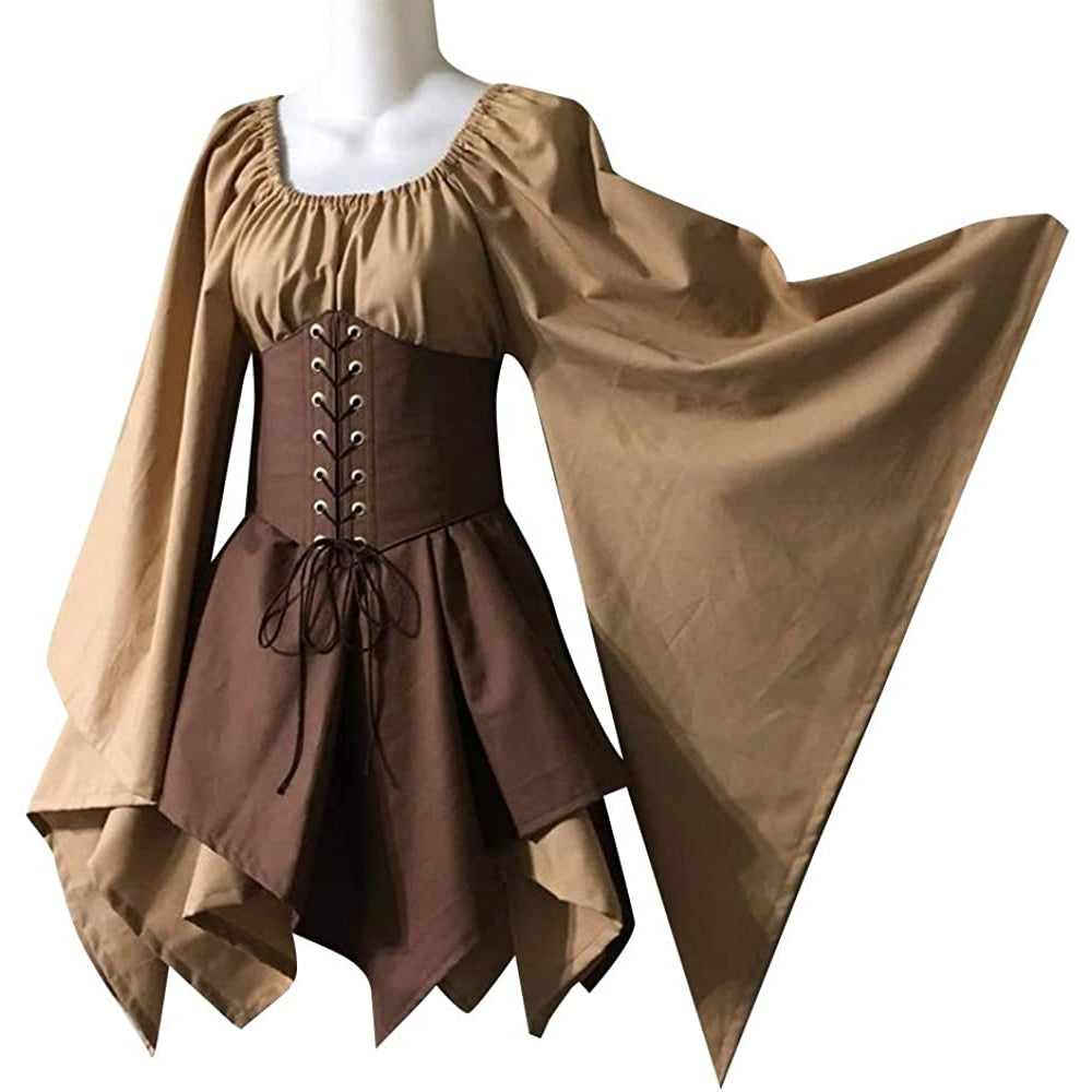 Disfraces falda de corsé de manga acampanada talla L