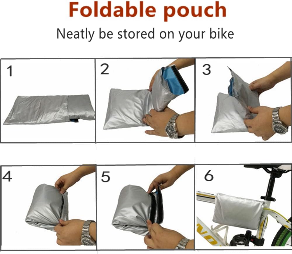 Cubiertas para bicicleta, impermeables con agujero para candado