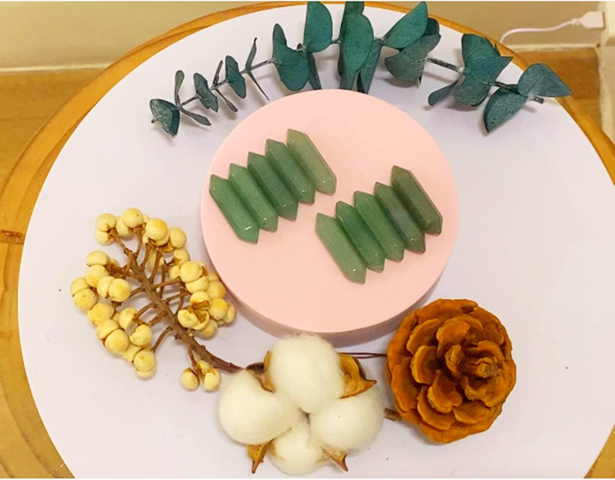 Varitas de Aventurina Verde para Meditación y Terapia Reiki