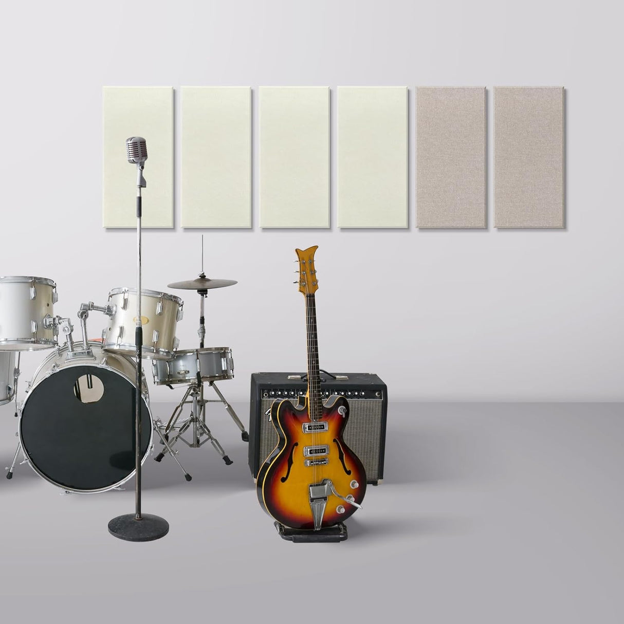 Paneles Acústicos UMIACOUSTICS 4 PCS 2 Fibra de Vidrio 23.6x11.8