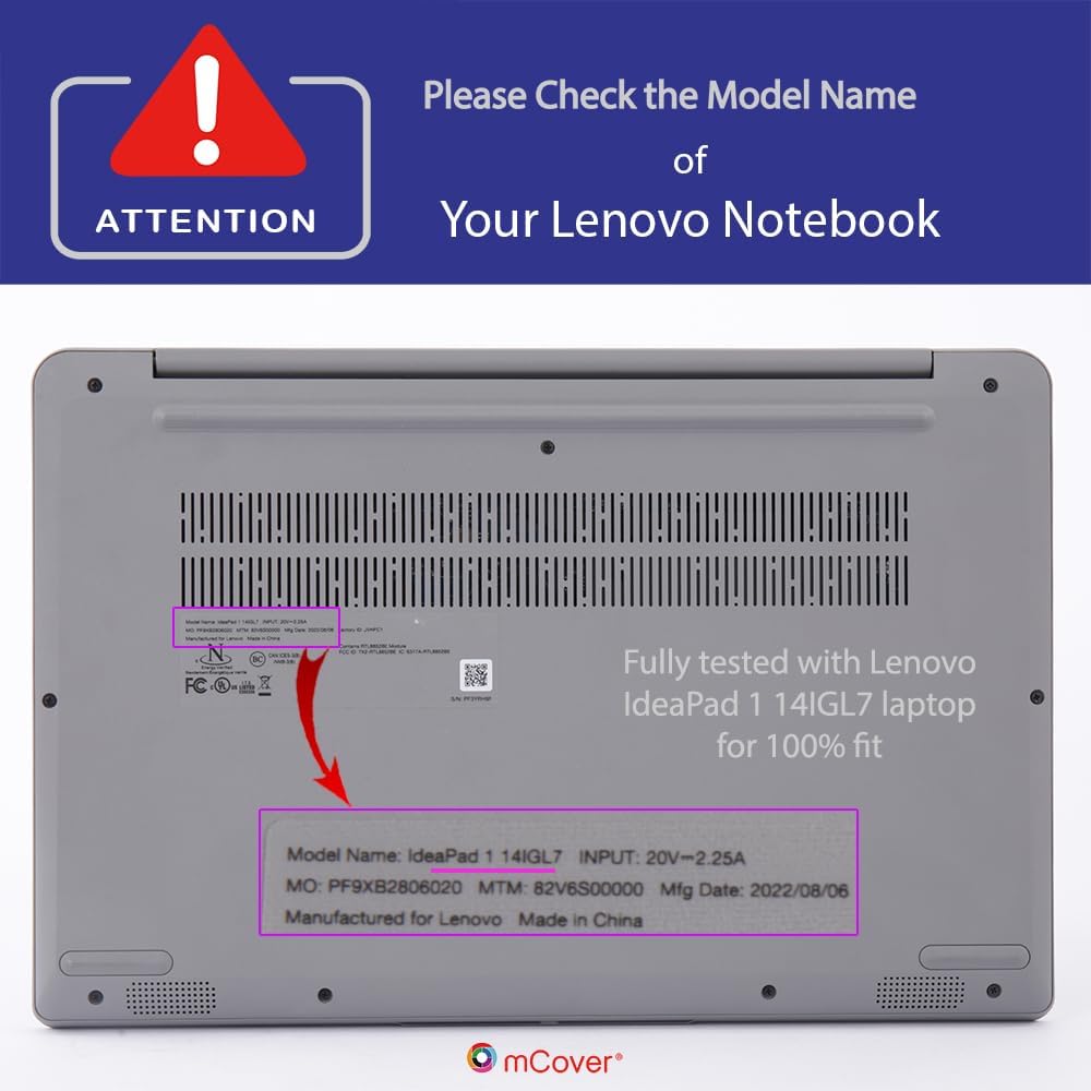 Funda mCover para Lenovo IdeaPad 1 Series 14 (2022-2024)