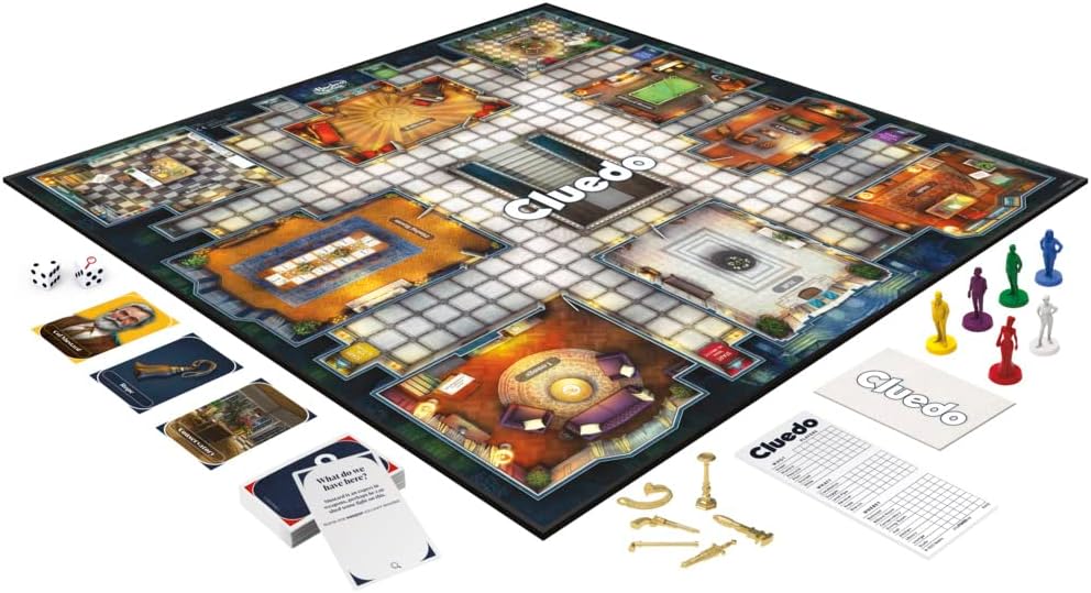 Juego Cluedo para Niños, Aventura Familiar, 2-6 Jugadores