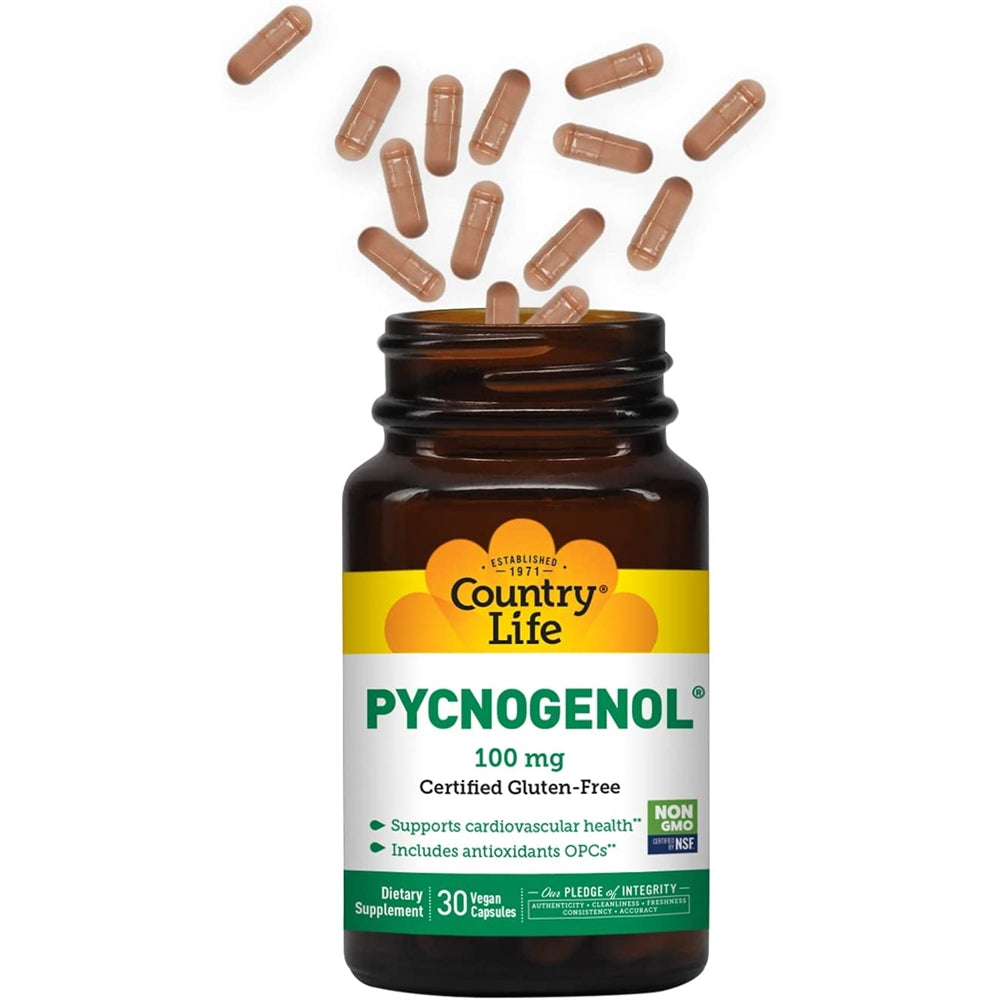 Suplementos Alimenticios Pycnogenol 30 cápsulas vegetarianas