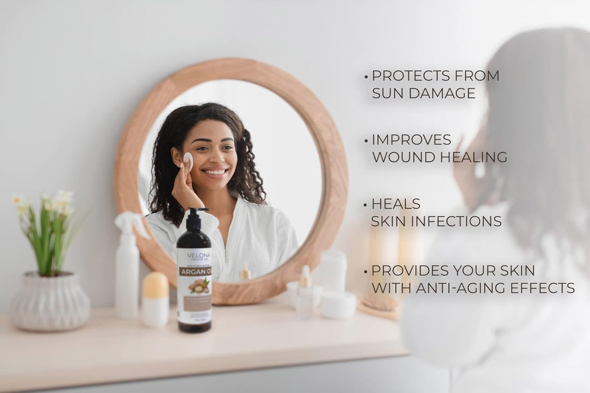 Aceite de Argán: Puro, Natural, Sin Refinar, Prensado en Frío