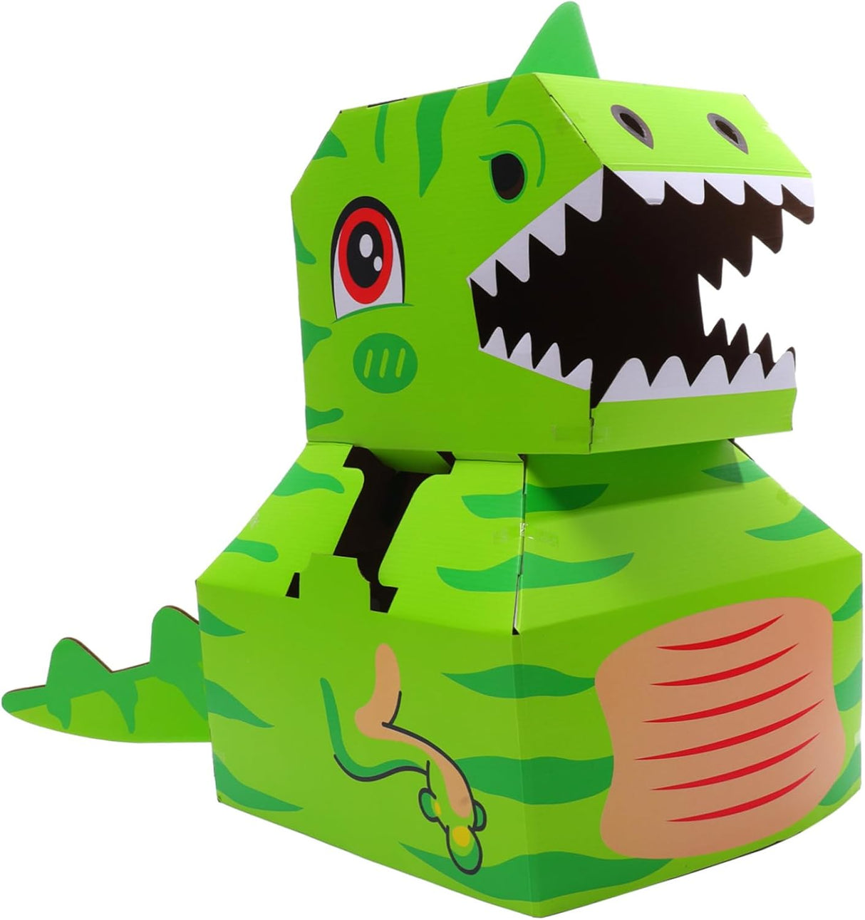 Disfraz Dinosaurio para Niños, Cartón, Modelo DIY