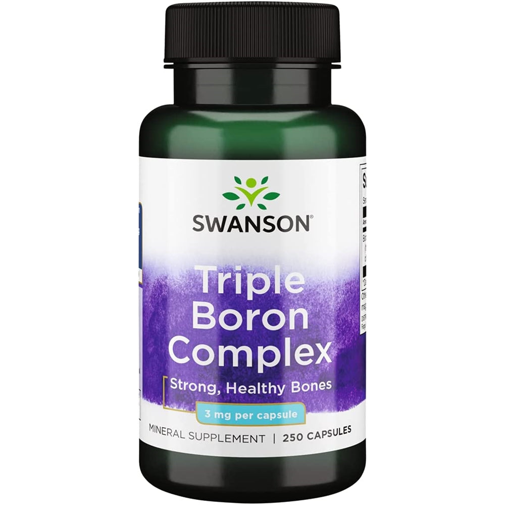 Suplemento Complejo de triple boro apoyo para la salud ósea