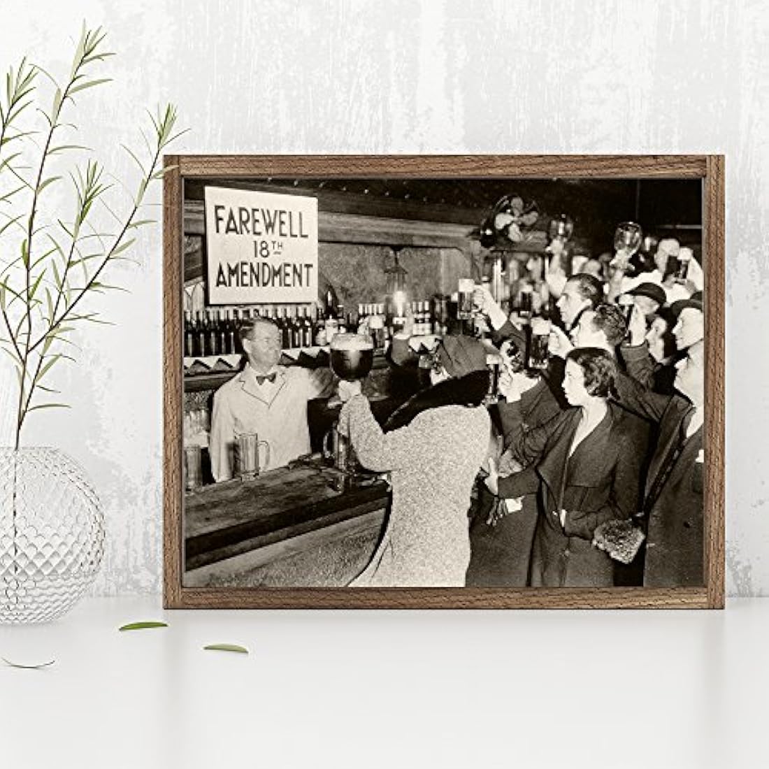 Fin de la prohibición – Adiós 18 enmienda 11 x 14 sin marco