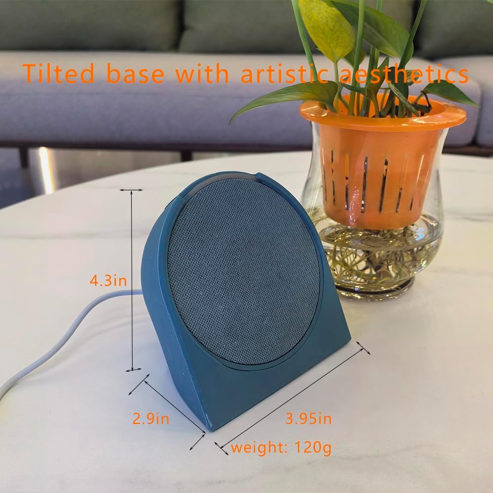 Funda de Silicona para Amazon Echo Pop, Protección 360°, 2023