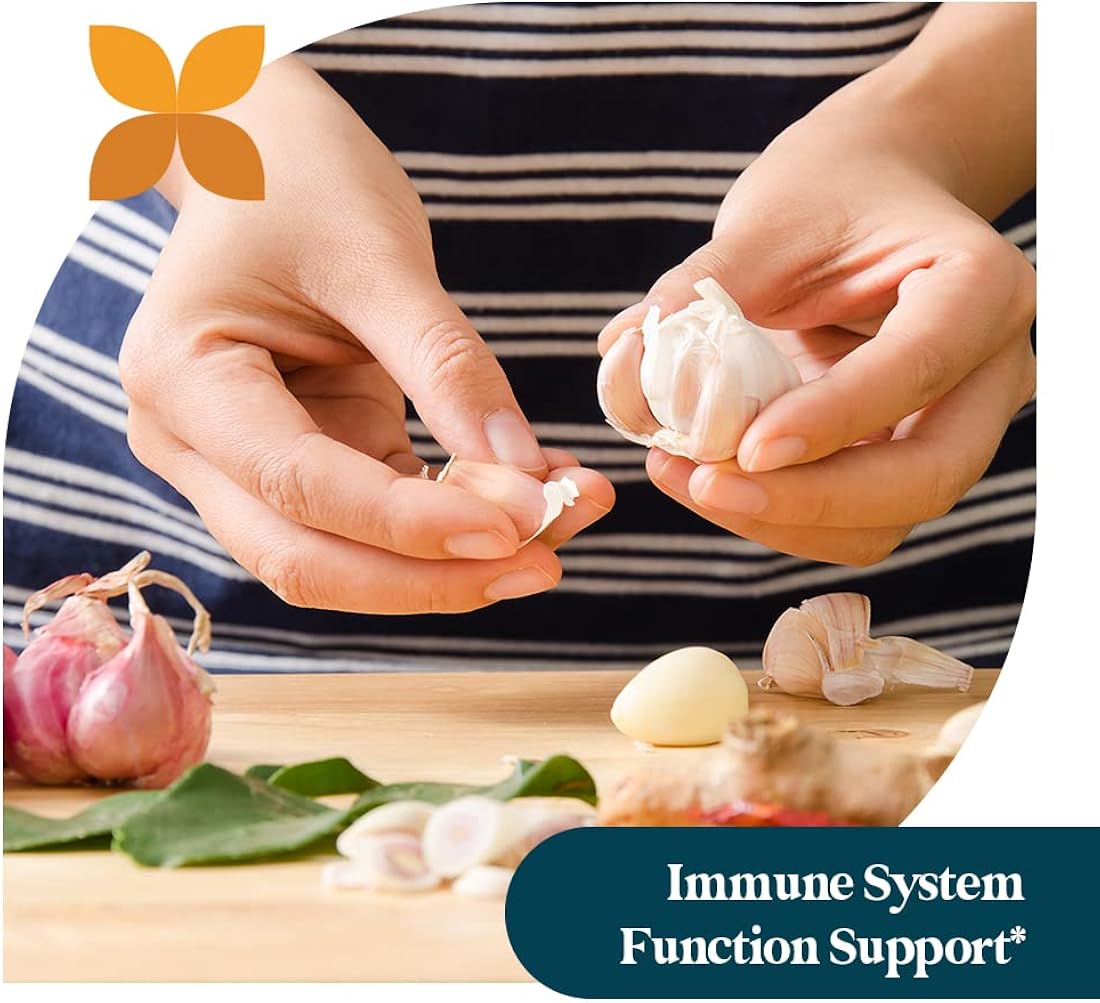 Suplemento Wholesome Organics Ajo orgánico sin olor 30 tab