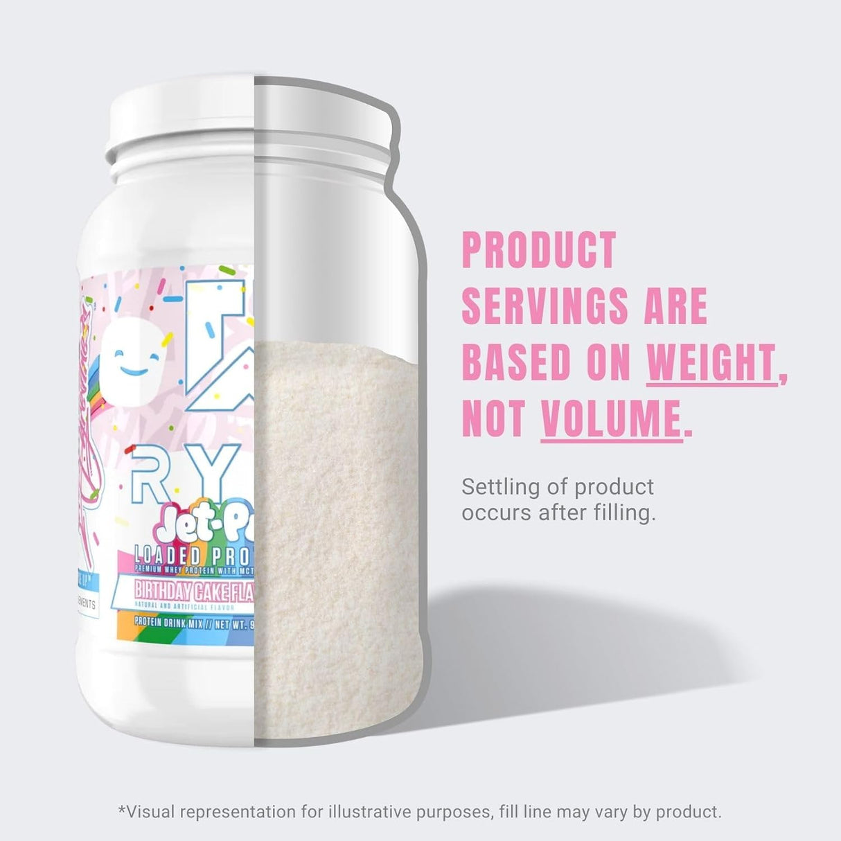 Proteína en Polvo Ryse | 25g Whey, Bajo en Azúcar, Birthday Cake