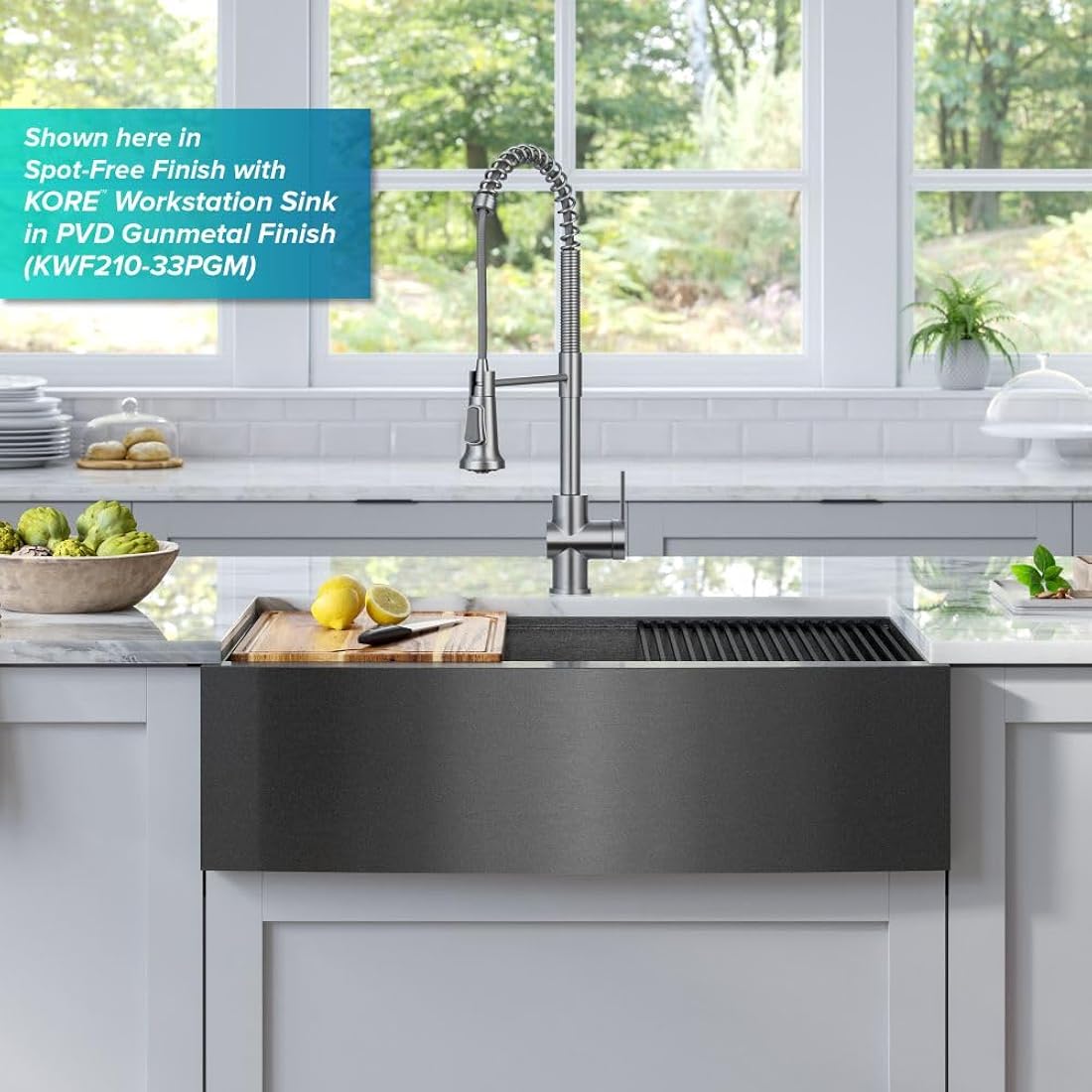 Grifo de cocina de calidad comercial KPF-1691MB Kraus