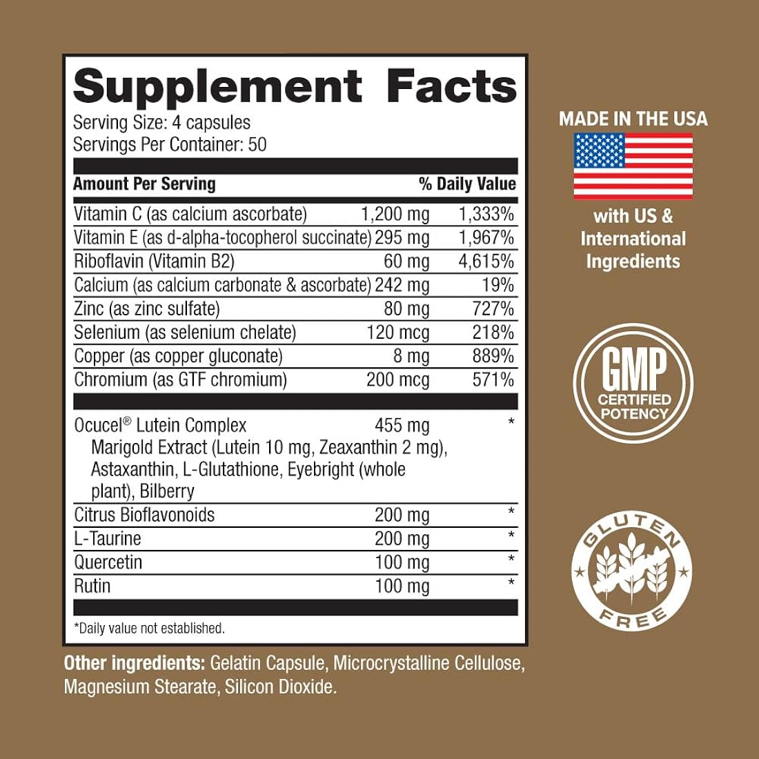 Suplemento fórmula Optim 3 Premier para nutrición ocular