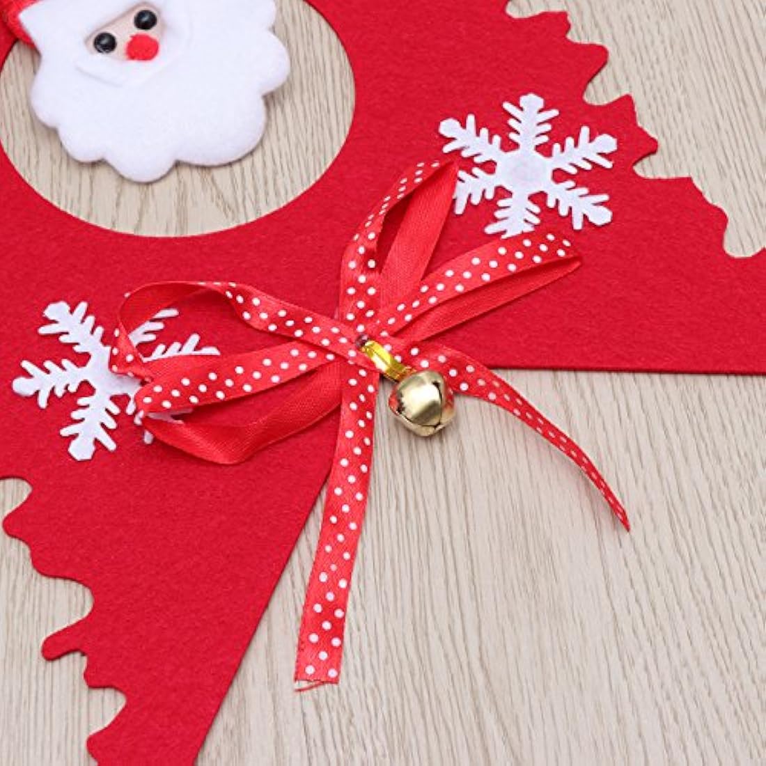 Patrón de Papá Noel de Navidad guirnalda