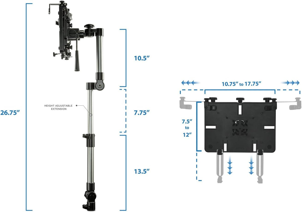 Soporte para tablet portátil de automóvi compatible con iPad