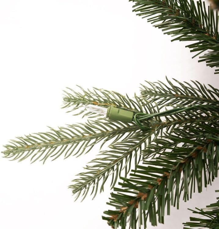 Árbol de Navidad Artificial 7.5ft con Luces y Soporte Metálico