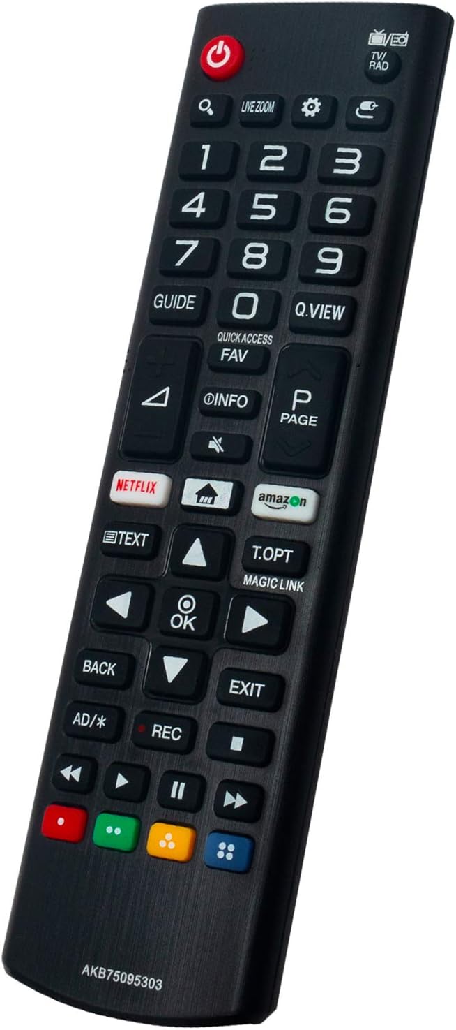 Control remoto AKB75095303 LG Smart TV con Netflix y Amazon