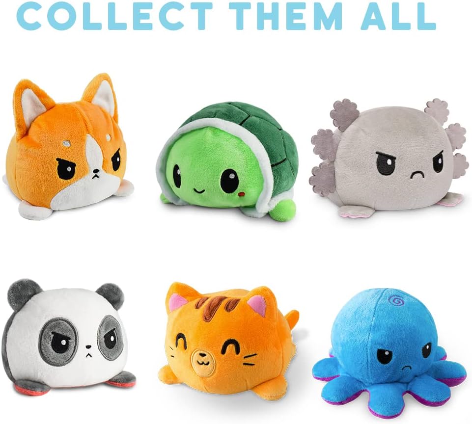 Peluche TeeTurtle - Pulpo Reversible Original - Juguete Sensorial 4