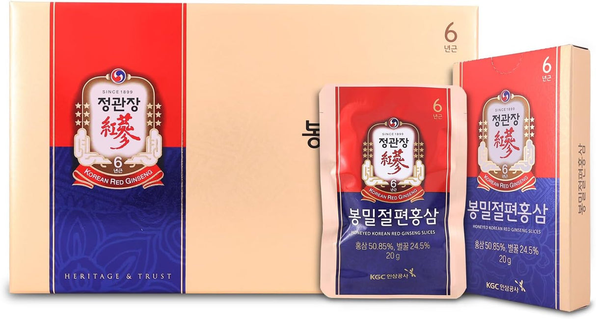 Suplemento CheongKwanJang Honeyed Korean Red Ginseng Slices