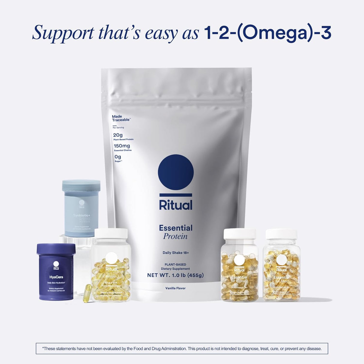 Omega 3 DHA y EPA Vegano - Microalgas Sostenibles, 30 Días