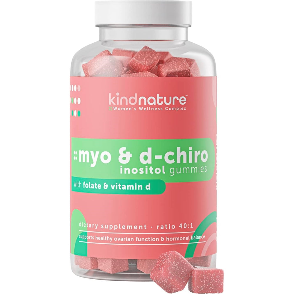 Suplemento Gomitas de mio-inositol y D-Chiro inositol folato