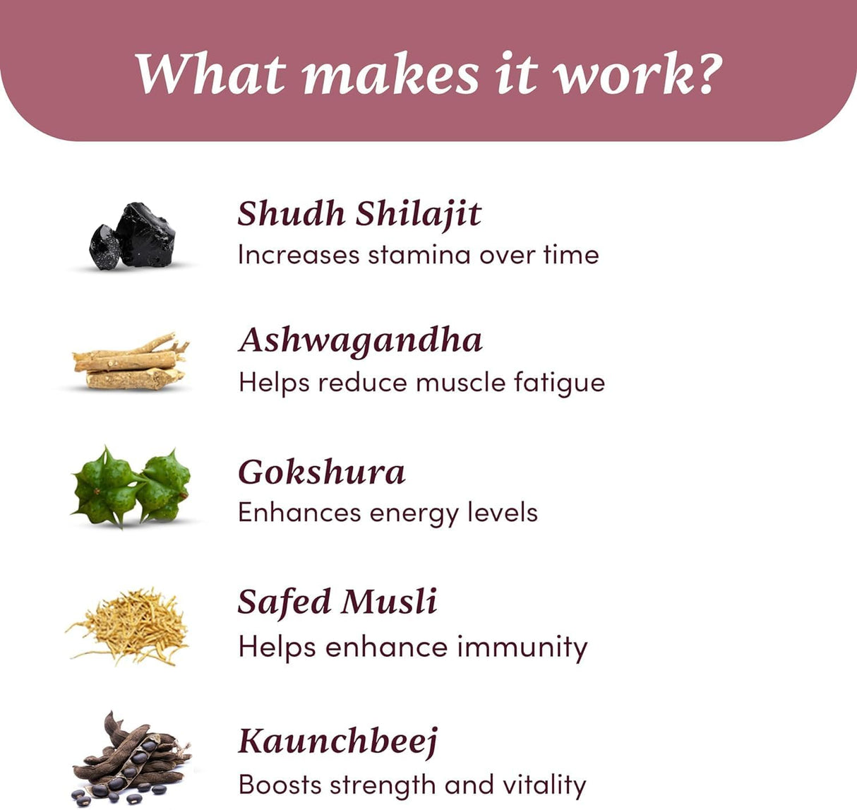 Suplemento BHAGAT Man Matters Pure Himalayan Shilajit 60 un