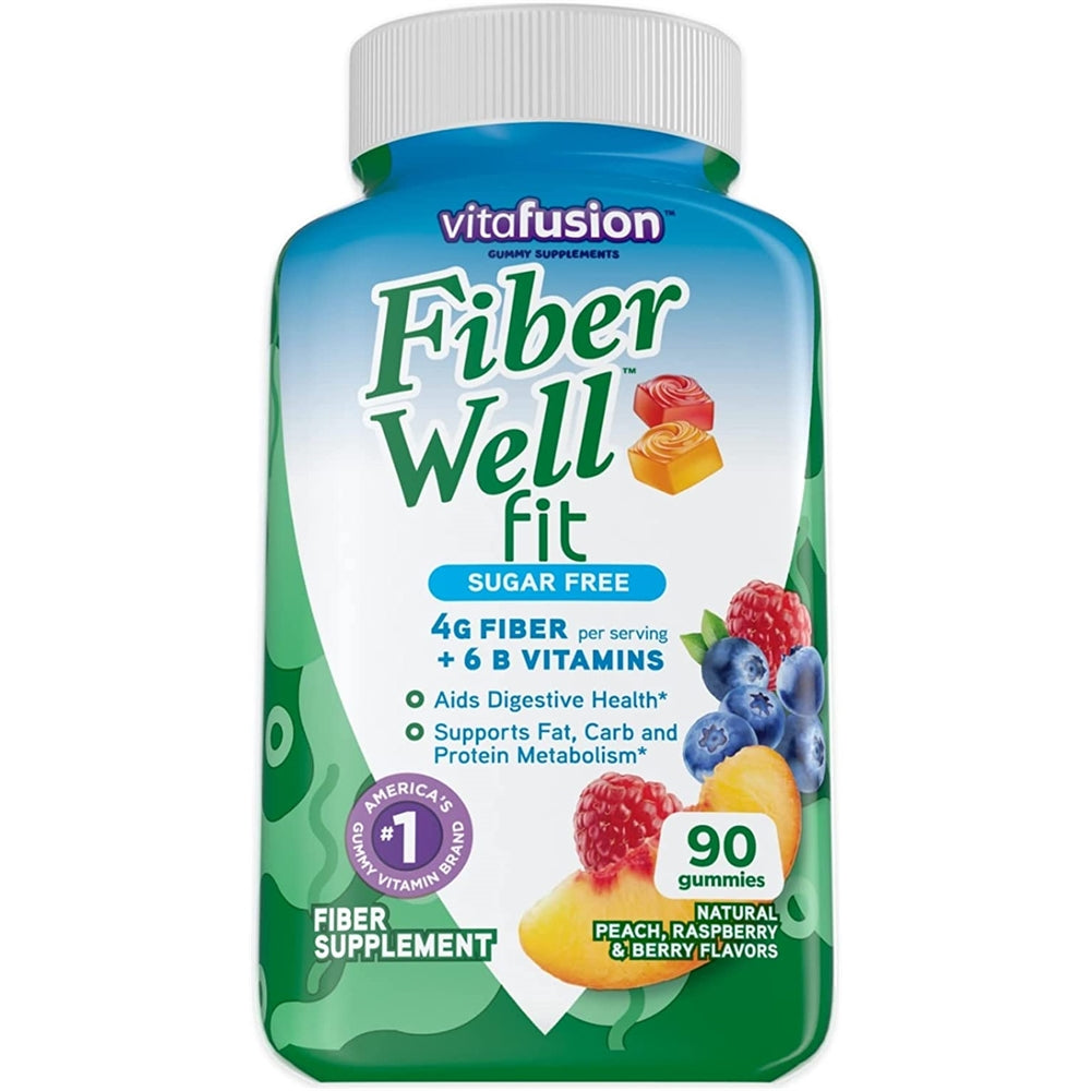 Suplemento de gomitas con fibra Well Fit, 90 unidades