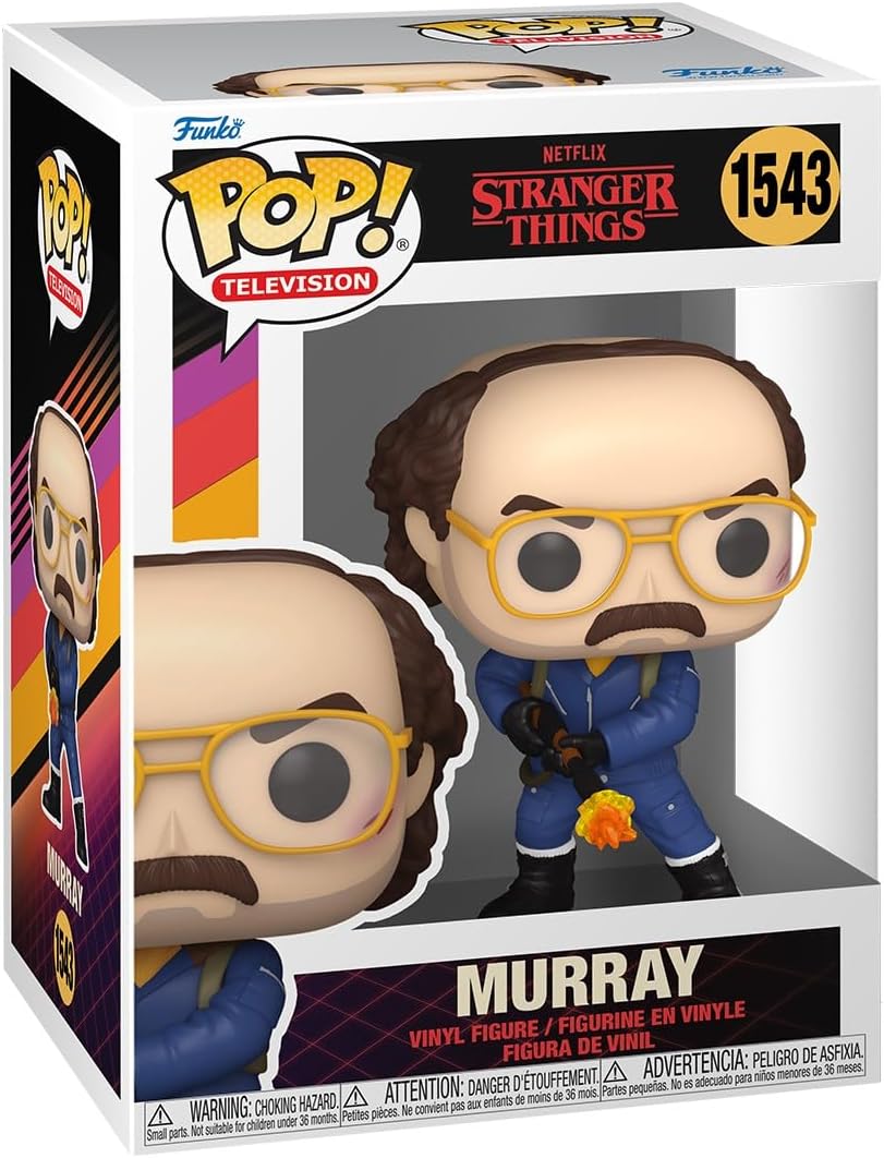Funko Pop! TV: Stranger Things - Figura de Murray Collector
