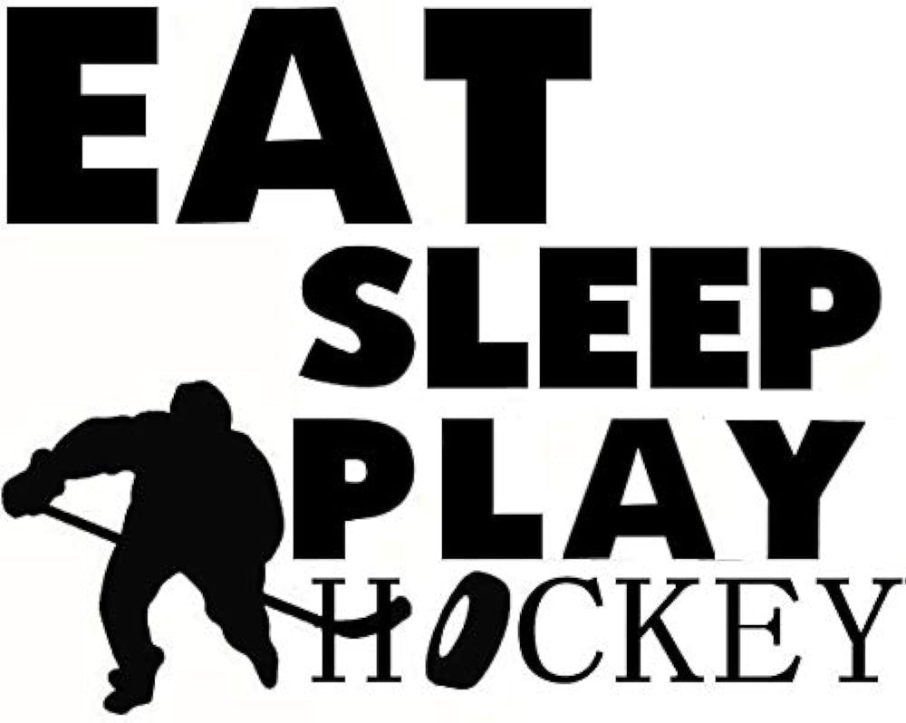 Vinilo Decorativo BIBITIME Silueta Hockey para Habitaciones Infantiles