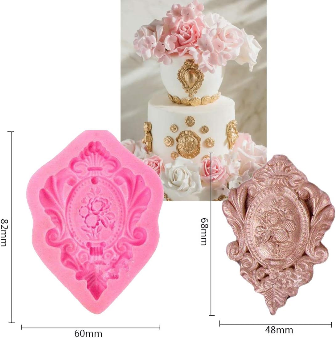 Anyana Molde de silicona Cameo para pastel decoración