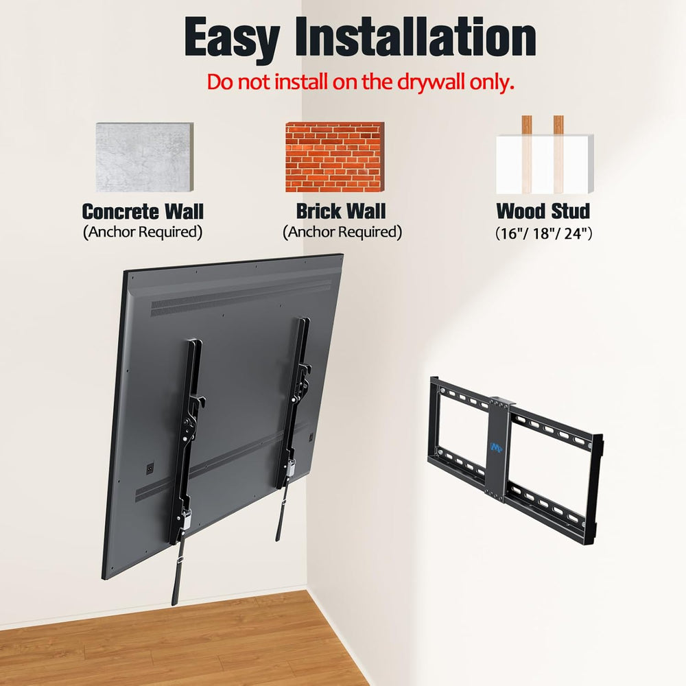 Soporte de TV Mounting Dream 37-75, Carga 132lbs, VESA 600x400