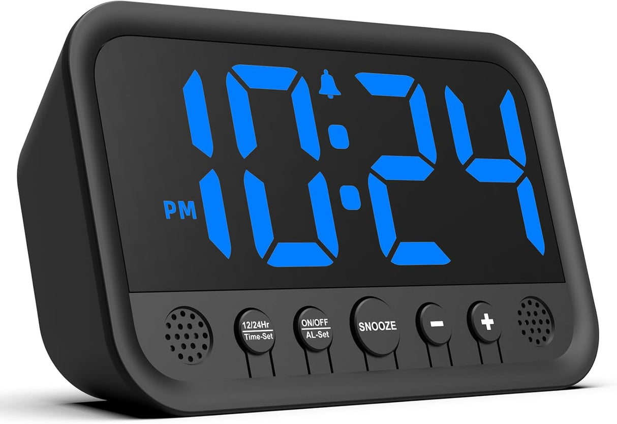 Reloj Digital LED para Dormitorio con Alarma Fuerte y Snooze
