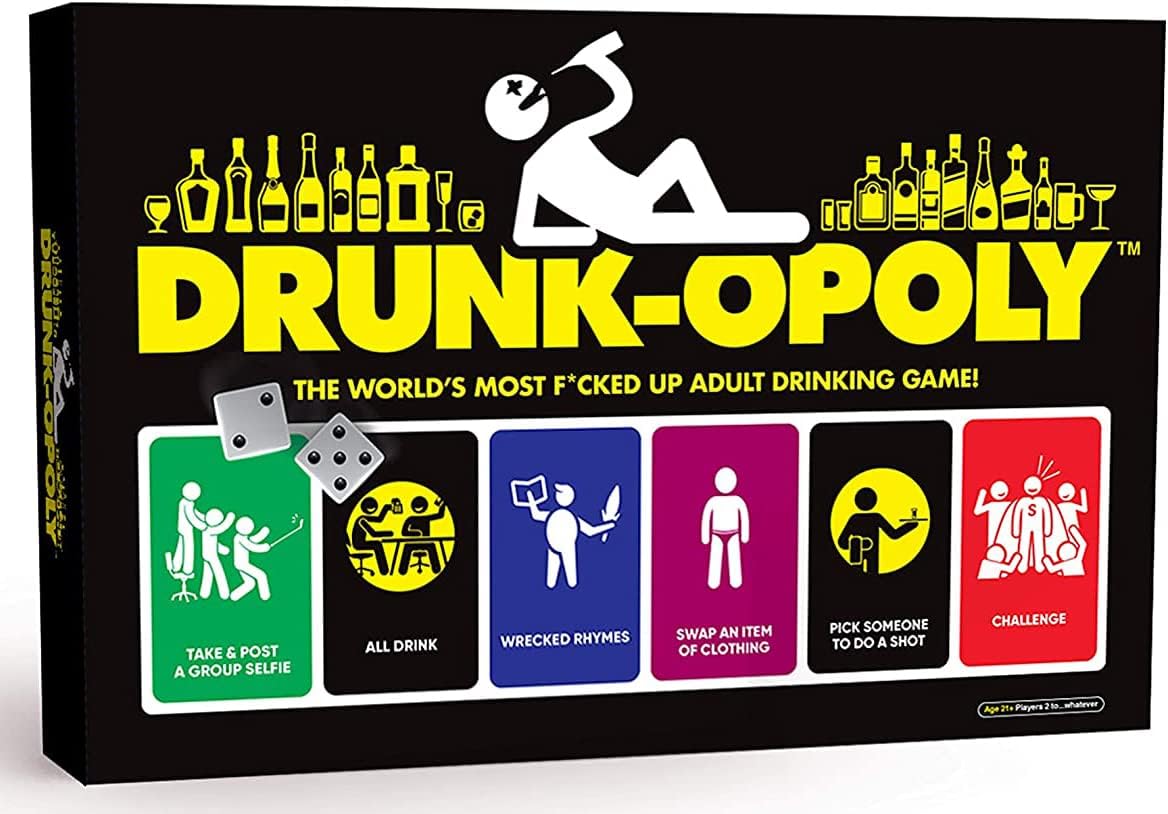 Juego de Mesa Drunk-opoly de Imagination Gaming: Retos Divertidos