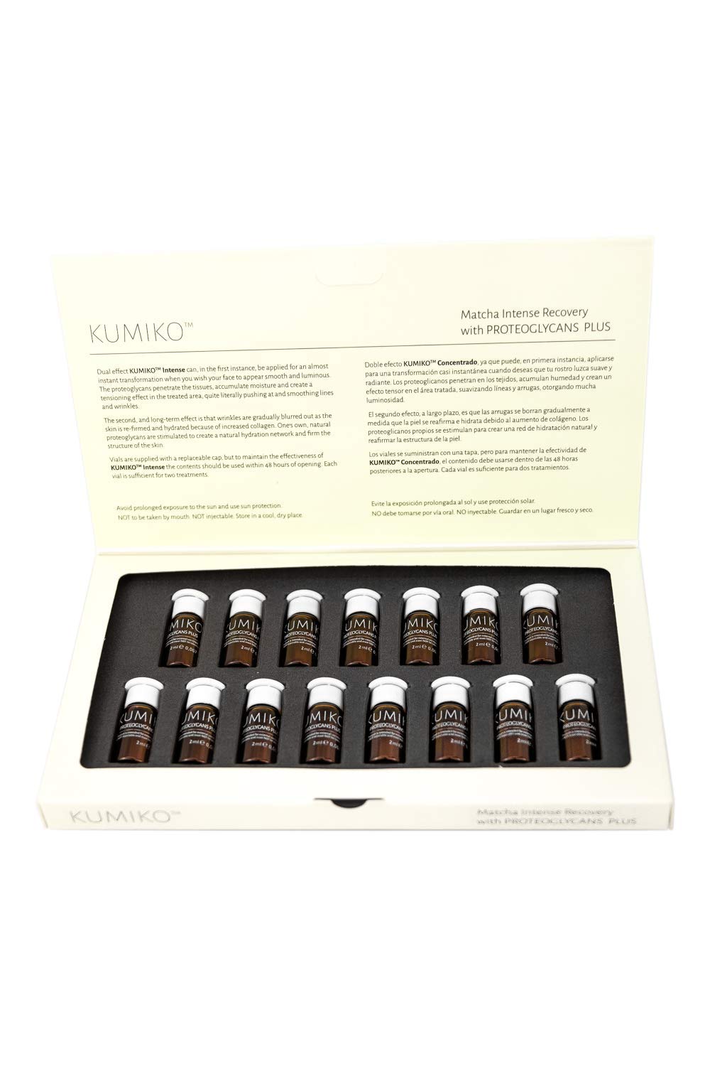 Cuidado Facial KUMIKO 1 onza total Hidratante 15 Viales