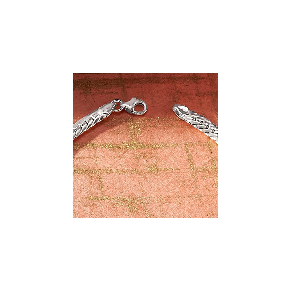 Pulseras italiana de eslabones cubanos de oro de 14 quilates