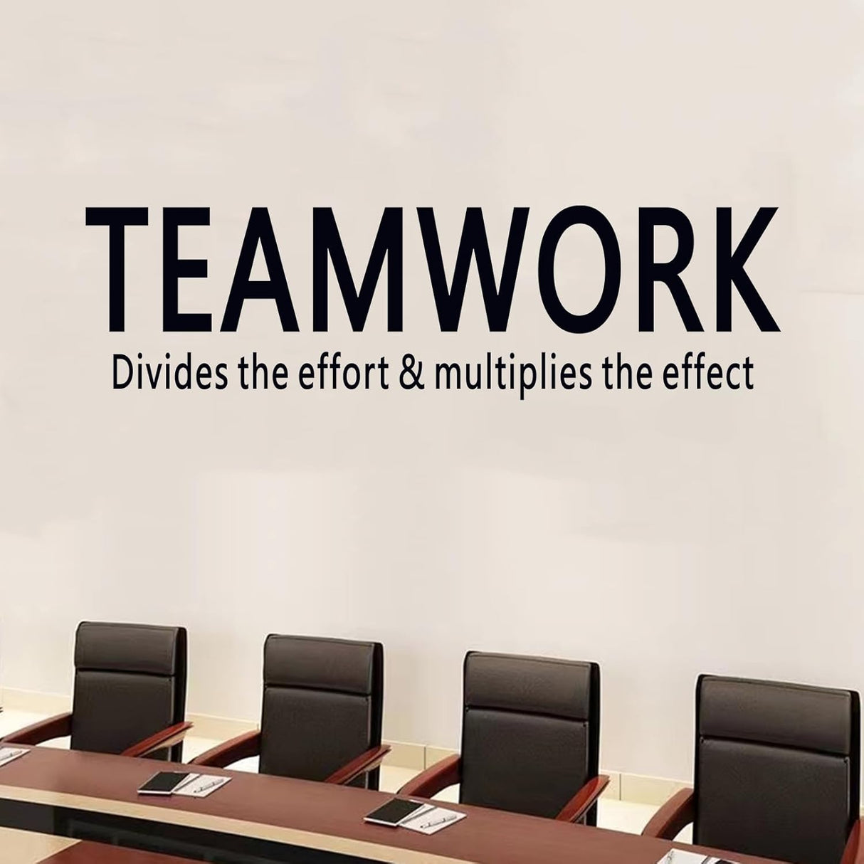 Vinilos Decorativos SEATUNE - Citas de Trabajo en Equipo 45X16