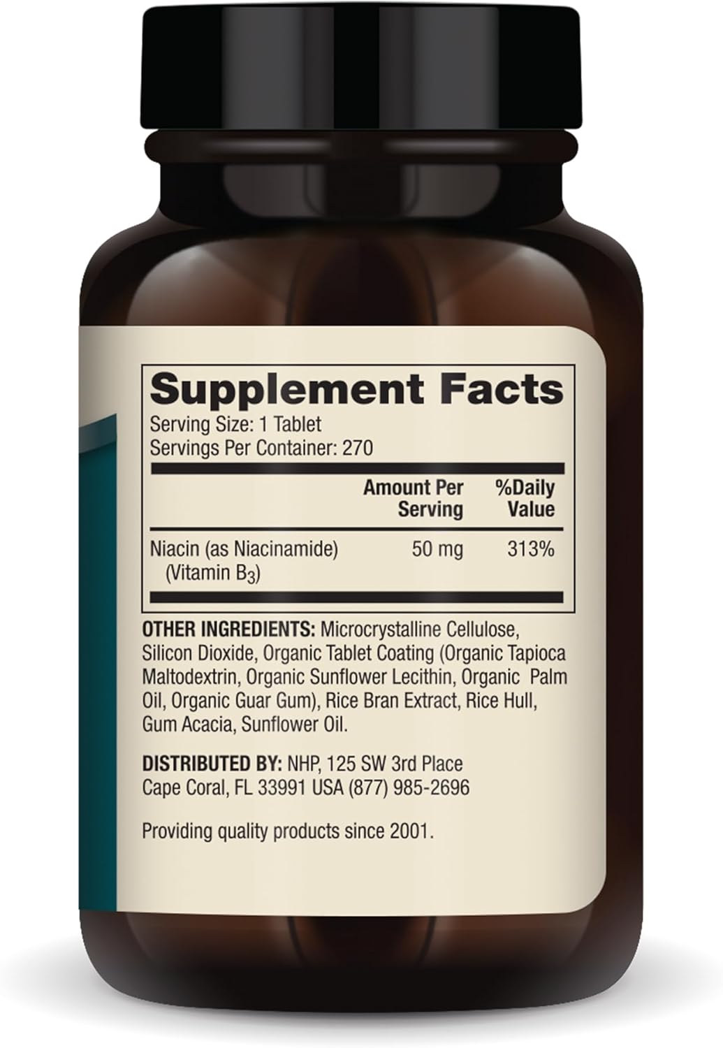 Suplemento de Niacinamida Dr. Mercola, 90 Tabletas, No-Flushing