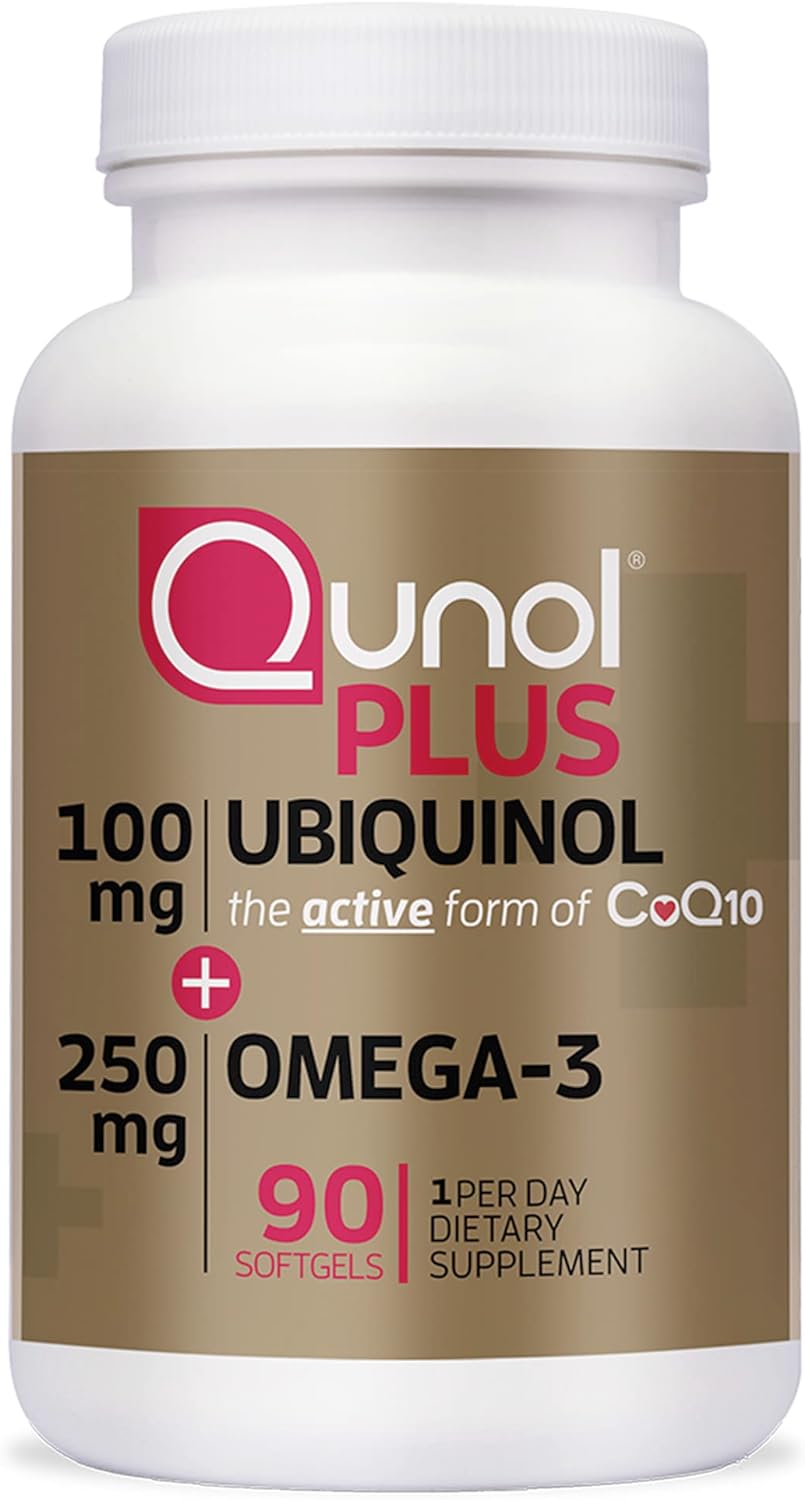 Ubiquinol CoQ10 100 mg con Omega 3, Salud Cardíaca, 90 Uds