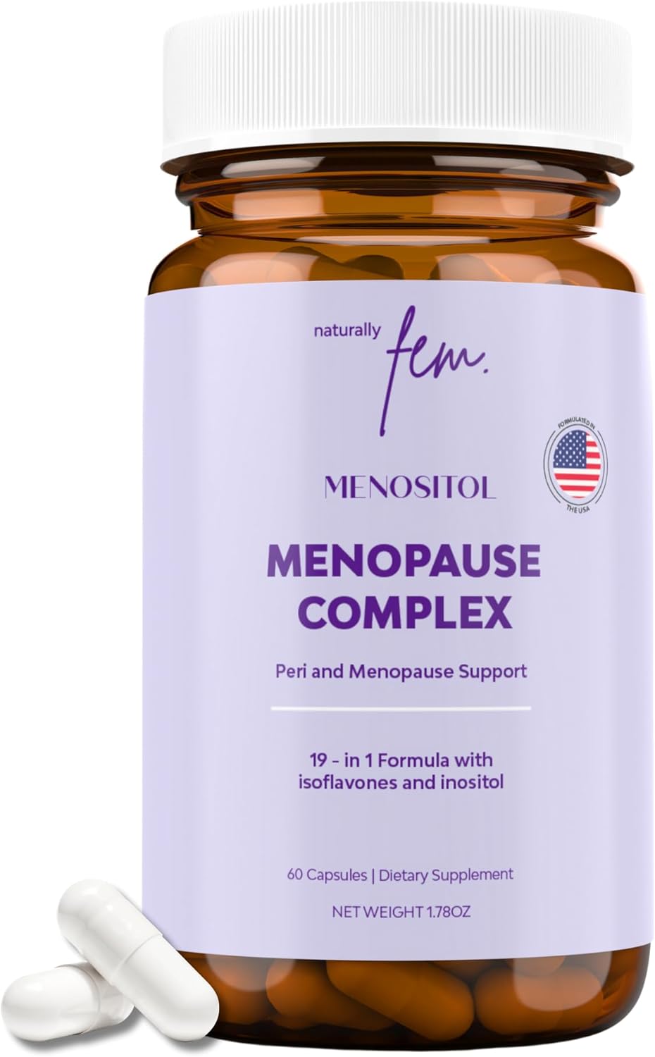 Inositol FEM Menositol 19 en 1 Suplemento Mujer 60Caps
