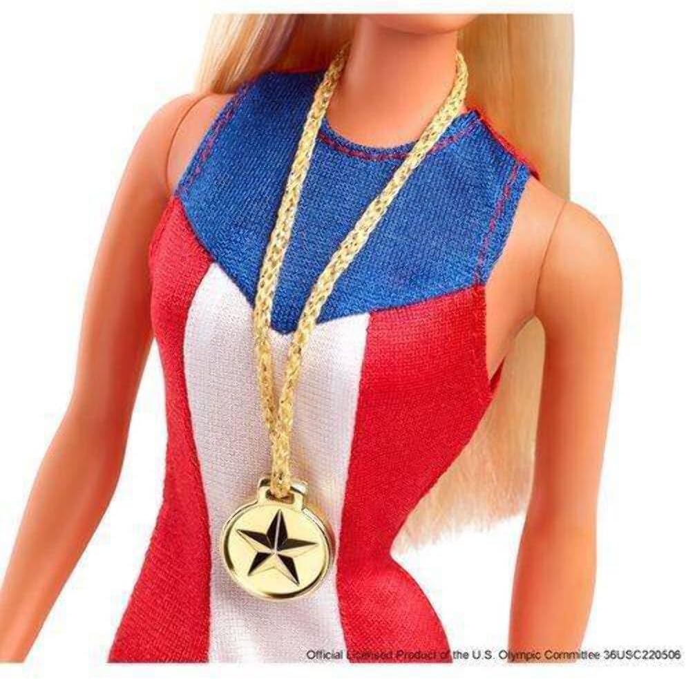 Muñeca Barbie 1975 Reproducción Medalla de Oro con Accesorios