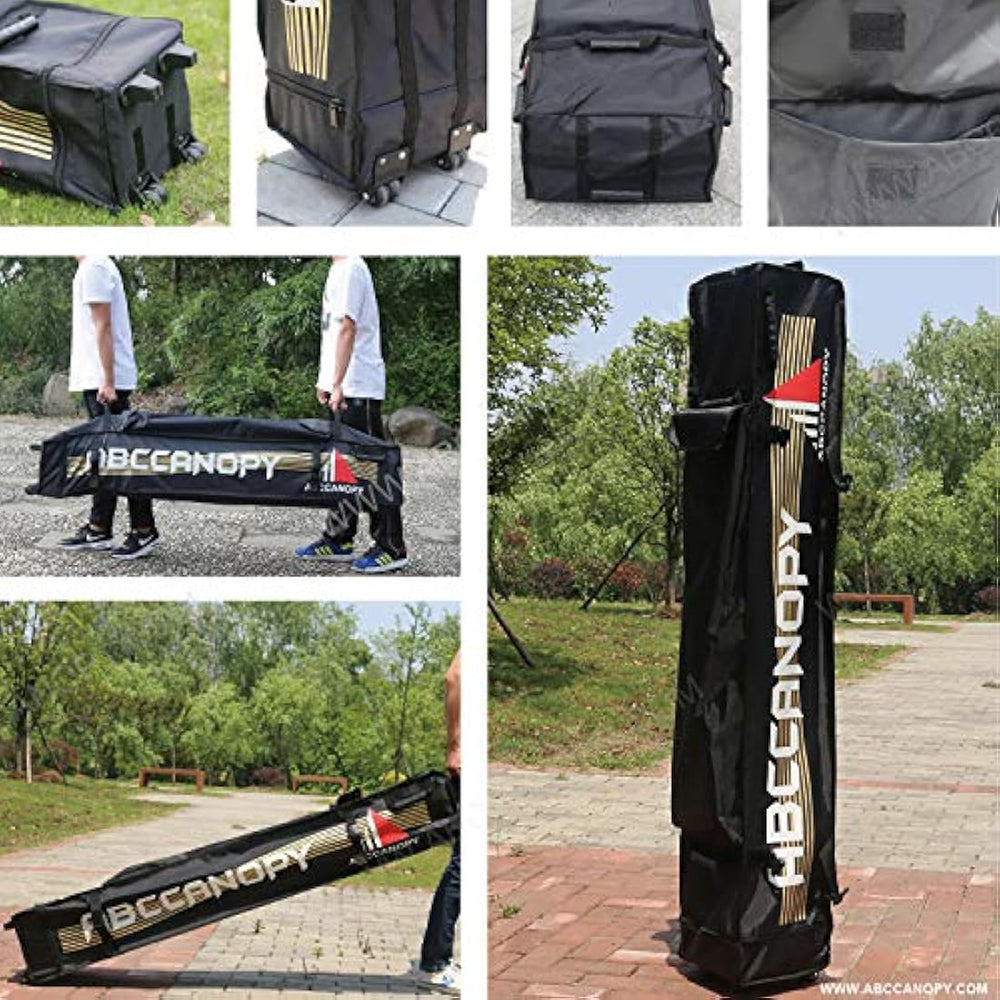 ABCCANOPY - Tienda de campaña con toldo de 10 x 10 con 4